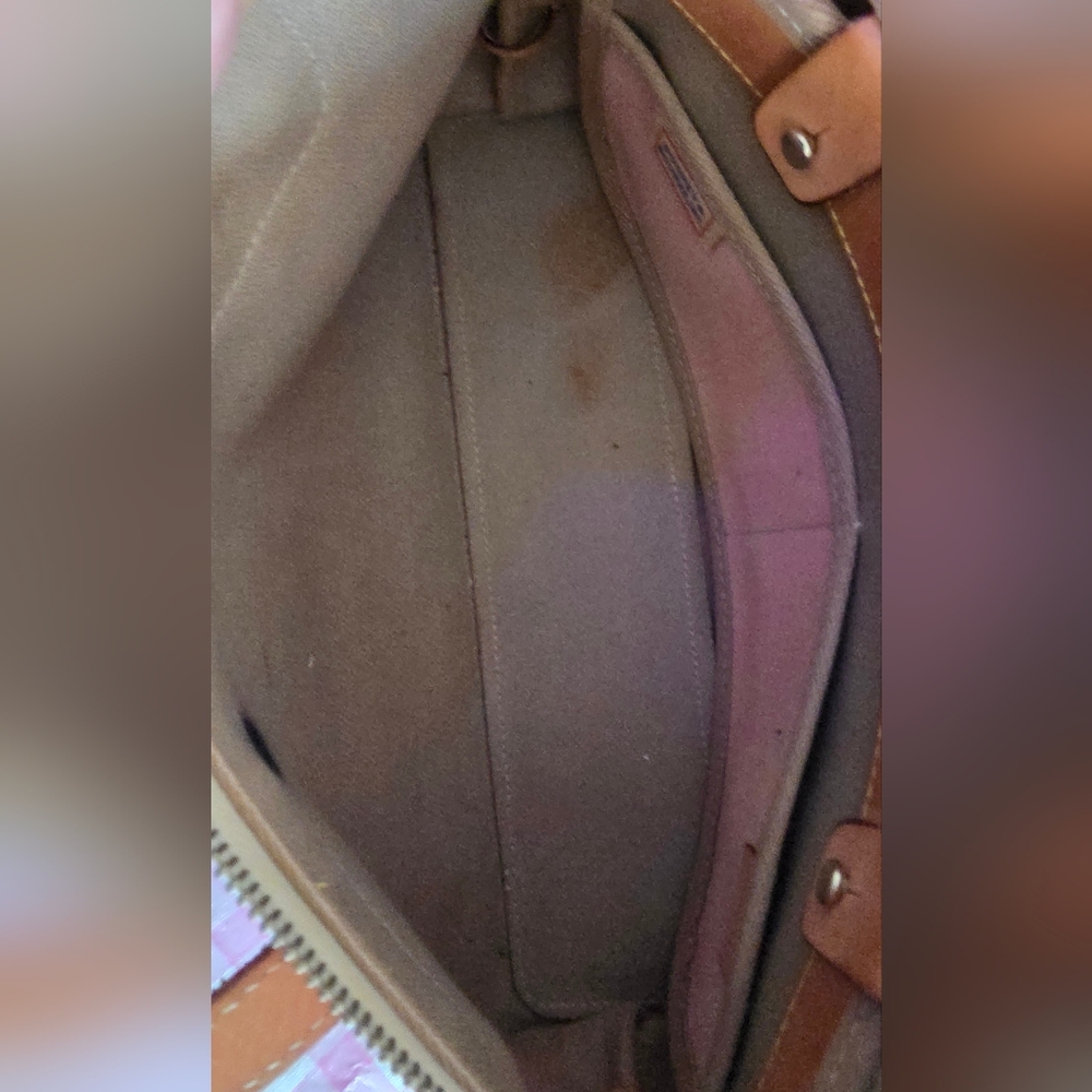Dooney & Bourke Signature Canvas, Leather Details, Vintage - Picture 15 of 15